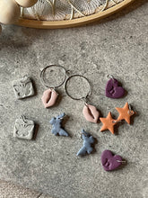 Load image into Gallery viewer, Mix & Match Mini Hoops (4 charms)