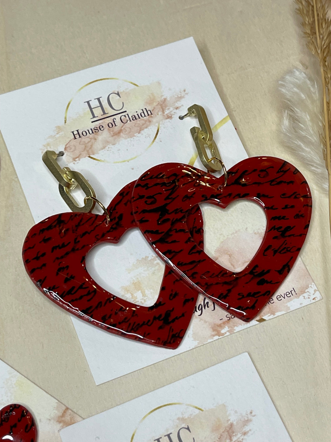 Chain Link Romantic Heart