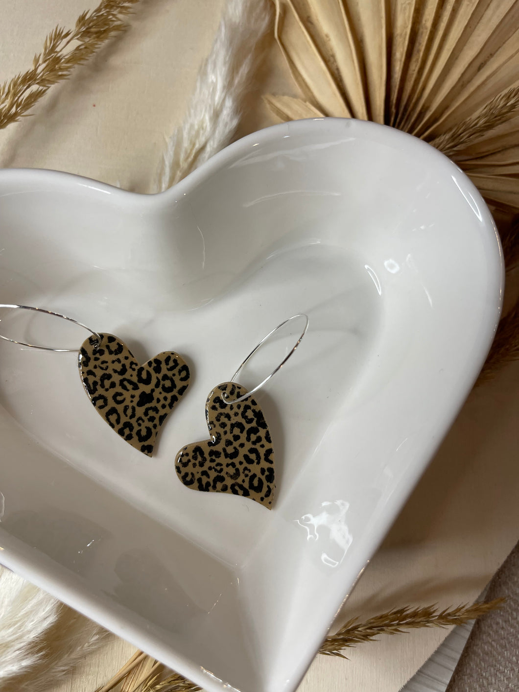 Cheetah Print Hearts